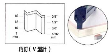 角釘（V型針）